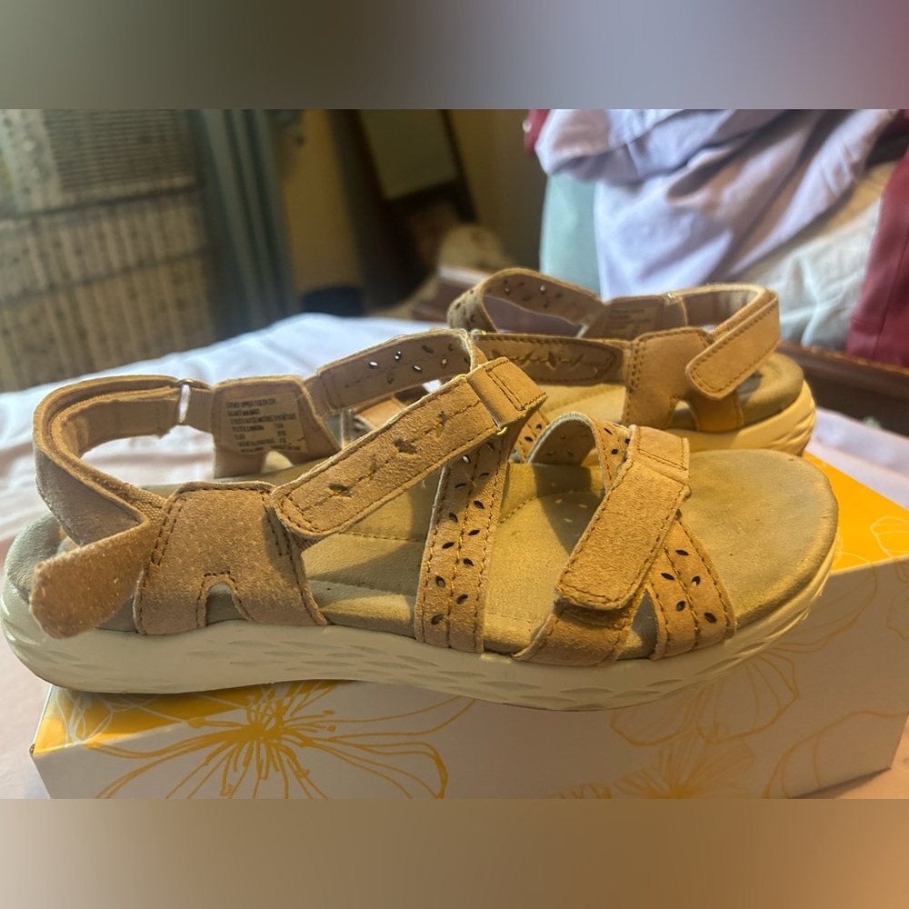 Tan Strappy Sandals